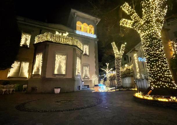 La casa delle lucine di Natale di Busto Arsizio