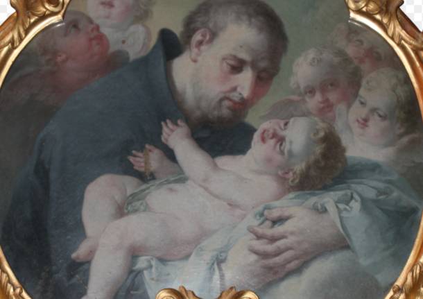 sant'antonio con il bambino biagio bellotti chiesa montonate