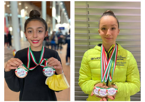 sofia miranda giulia miglio ginnastica ritmica malnate