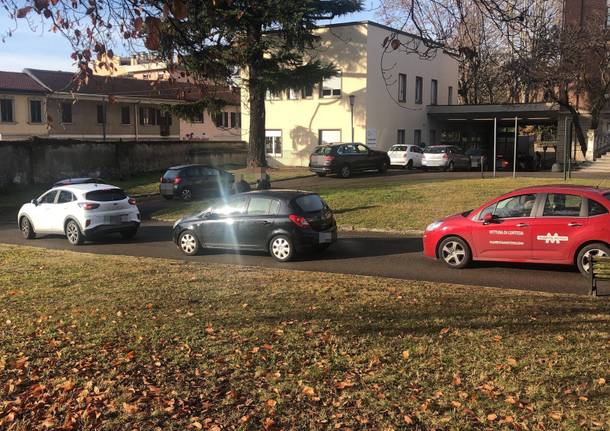 Tamponi al vecchio ospedale di Legnano