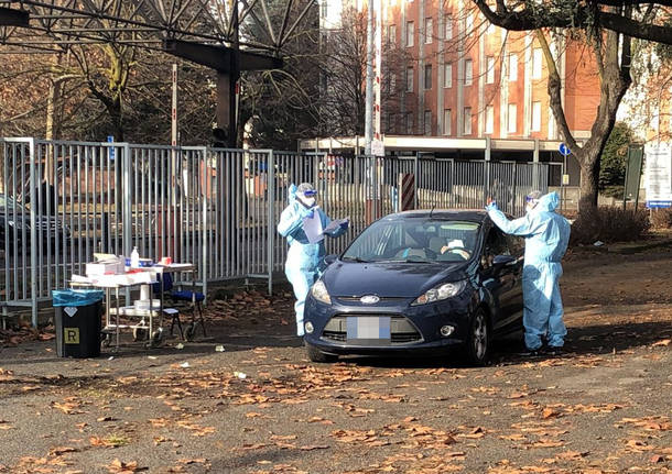 Tamponi al vecchio ospedale di Legnano