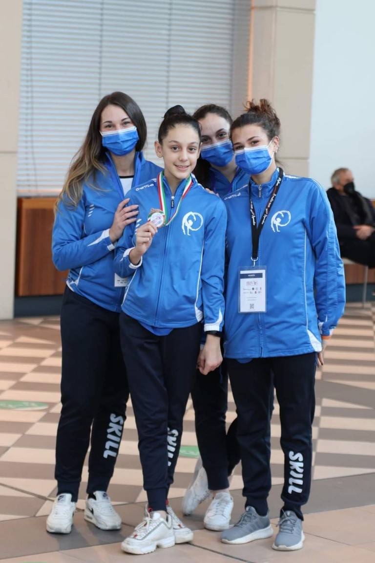 Tre titoli italiani e tre bronzi per la Ginnastica Skill 
