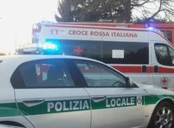 ambulanza polizia locale incidente