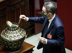attilio fontana vota il Presidente della Repubblica