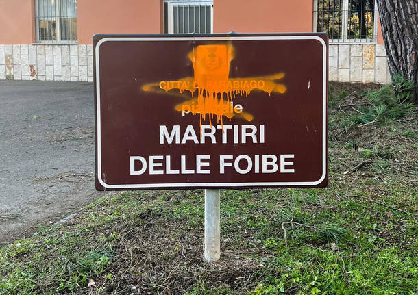 atto vandalico parabiago