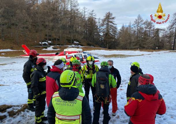 Ricerche sul monte Legnone per un ragazzo di Saronno
