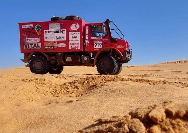 Andrea Alfano porta a termine la Dakar