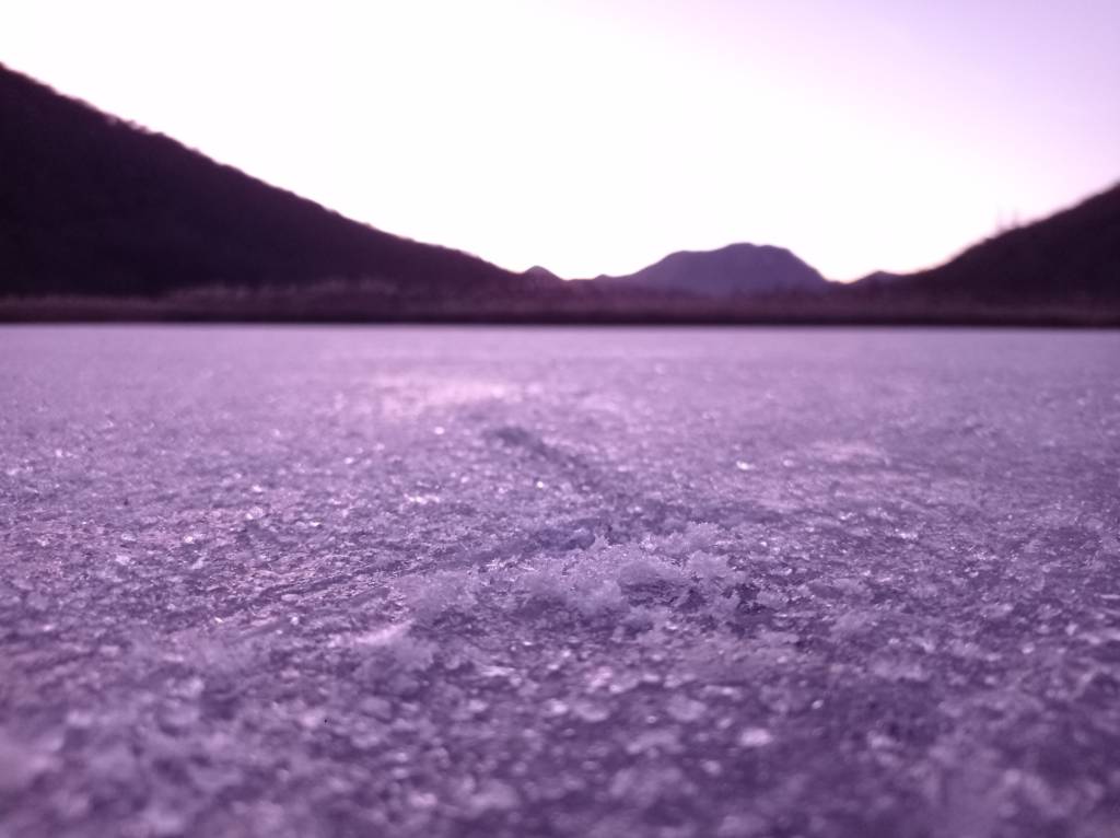 Sulla torbiera verso sera