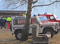 L\'incendio di Indemini visto dalla Forcora