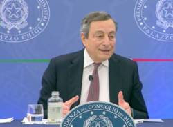 conferenza stampa draghi locatelli speranza bianchi