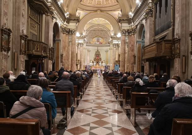 Funerali di don Giuseppe Beretta a Parabiago