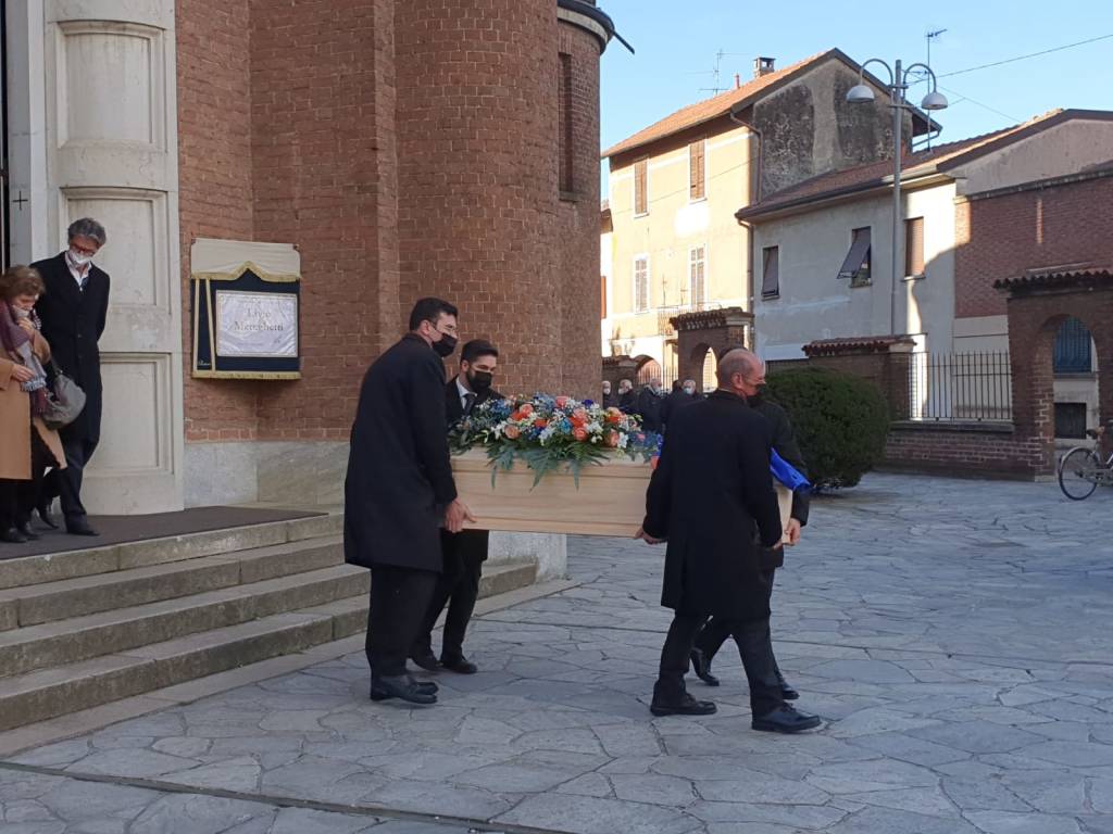 Funerali di Livio Mereghetti a San Giorgio su Legnano