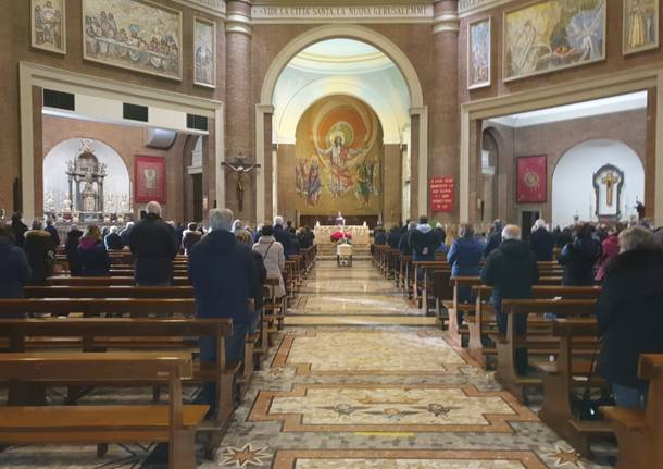 Funerali di Livio Mereghetti a San Giorgio su Legnano