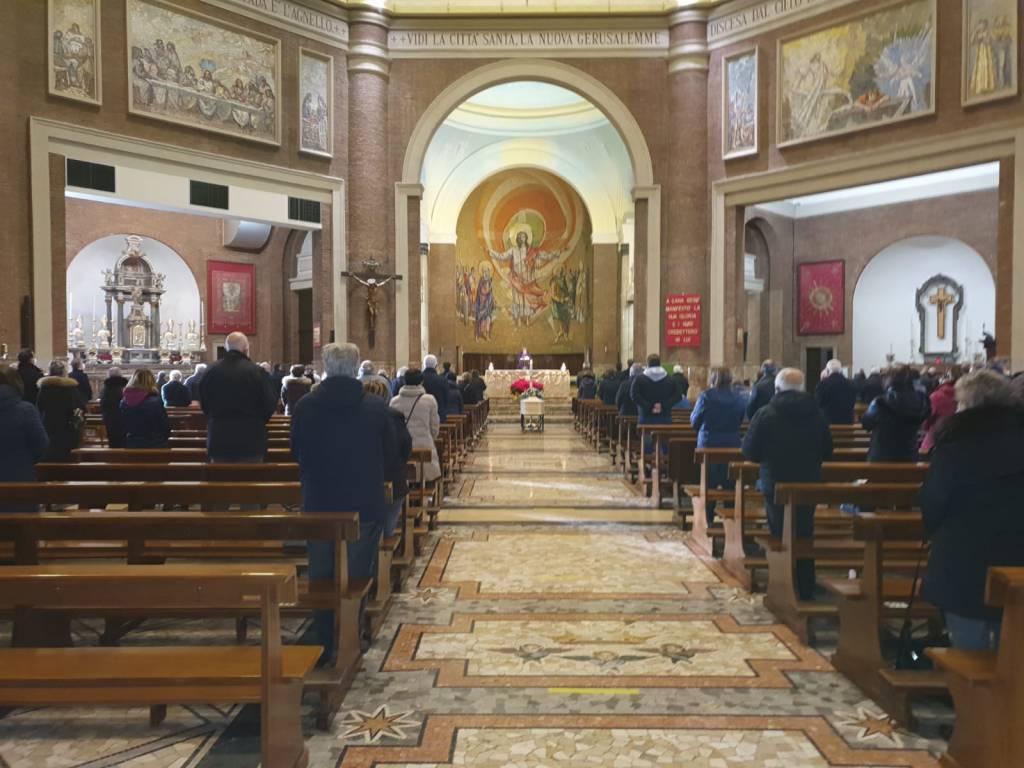 Funerali di Livio Mereghetti a San Giorgio su Legnano