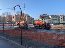 Il lavori in piazzale Trieste