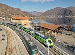 Il treno Caravaggio sulla linea per Porto Ceresio 