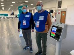 Inaugurazione del nuovo hub vaccinale a Gallarate