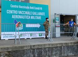 Inaugurazione del nuovo hub vaccinale a Gallarate