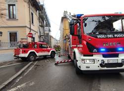 Incendio alla Casa del Popolo di Cislago