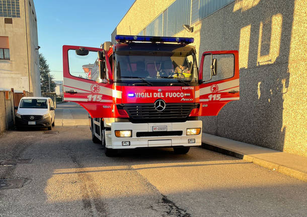 incendio azienda turbigo