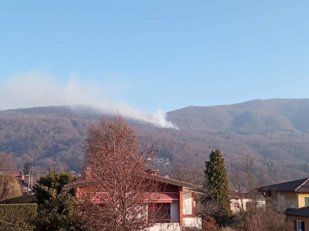 incendio boschi ghirla marzio