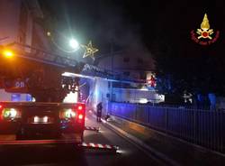 Incendio nella notte a Vanegono
