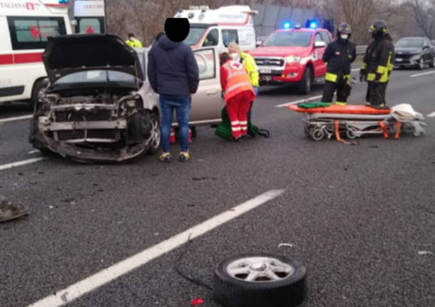 Incidente sull'A8 tra Legnano e Castellanza 3 gennaio 2022