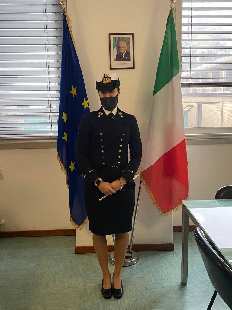 Martina Cezza, allievo dell’Accademia navale di Livorno, in cattedra al Liceo Galilei di Legnano