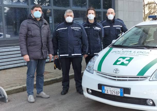 Polizia Locale villa Cortese agente Calcaterra