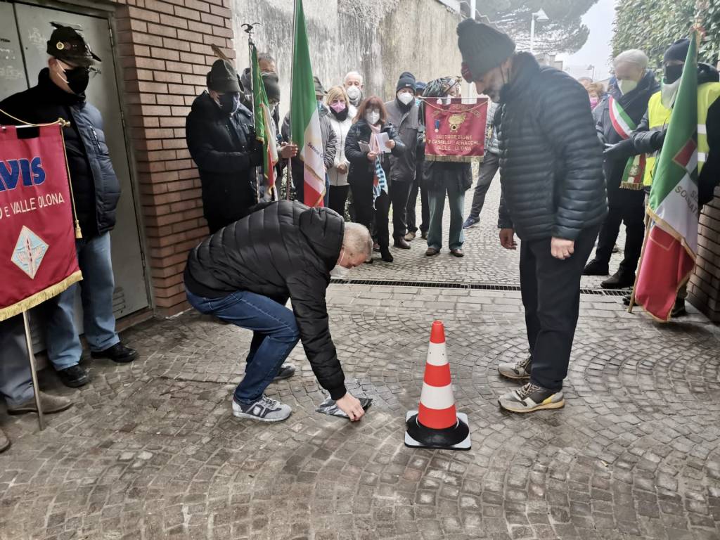 Posa Pietre d’inciampo Solbiate Olona 