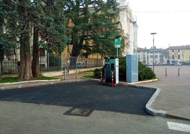 Postazioni di ricarica auto elettriche in centro a Parabiago