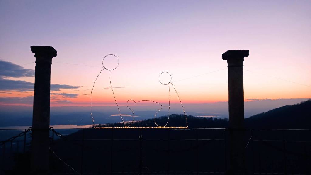 Sacro Monte al tramonto