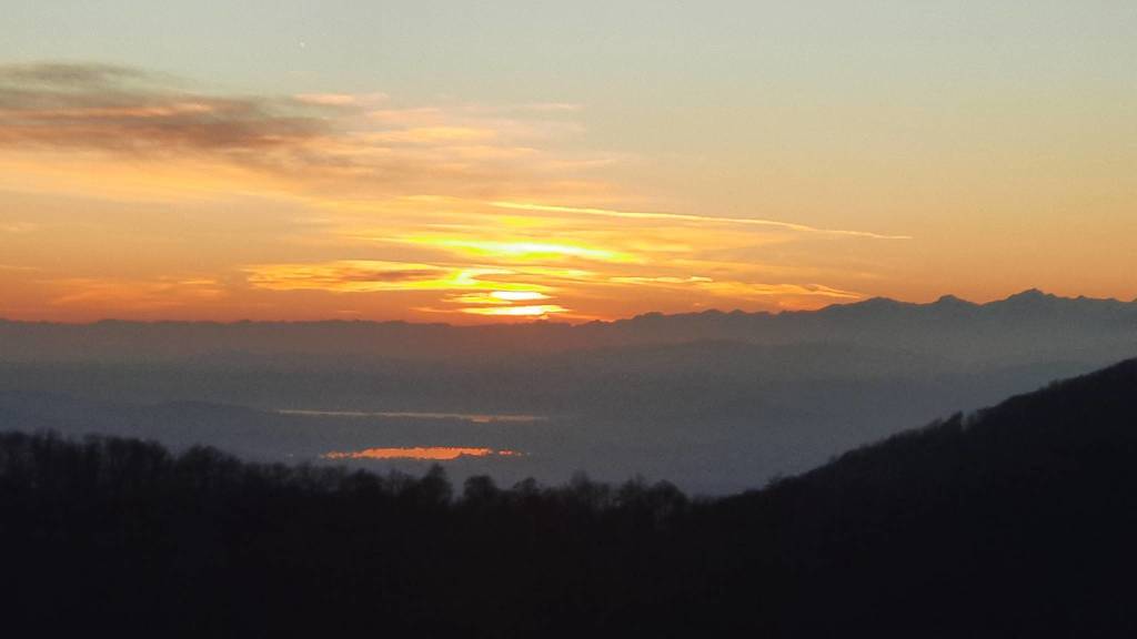 Tramonto al Sacro Monte di Varese 