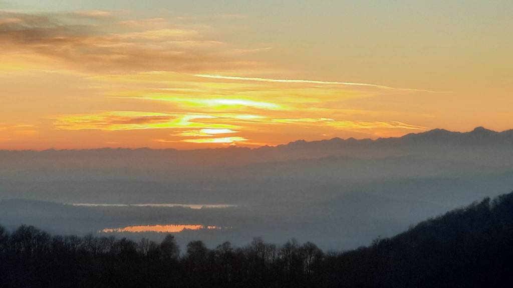 Tramonto al Sacro Monte di Varese 