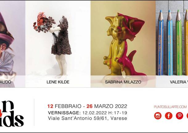 Alla Galleria Punto sull'Arte 4 artiste puntano lo sguardo sull’infanzia e sul gioco