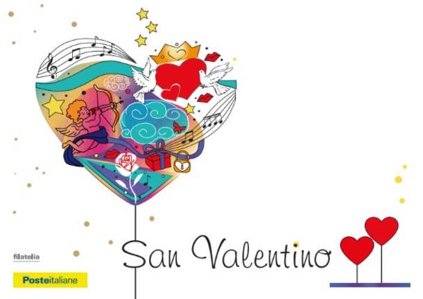 cartolina san valentino Poste Italiane