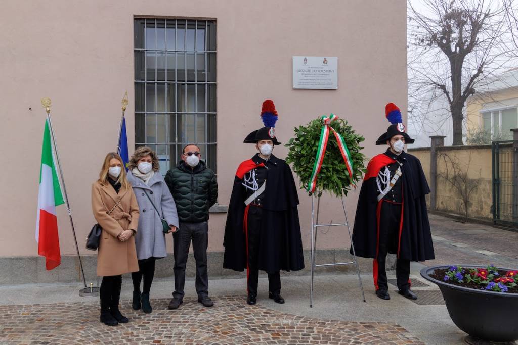 Commemorazione del Brigadiere Giorgio Illuminoso a Gerenzano