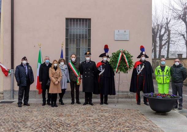 Commemorazione del Brigadiere Giorgio Illuminoso a Gerenzano