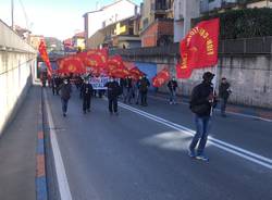 Corteo lavoratori Emerson di Rescaldina 