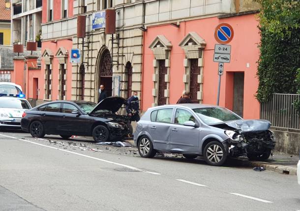 Drammatico incidente in via Alberto da Giussano a Legnano