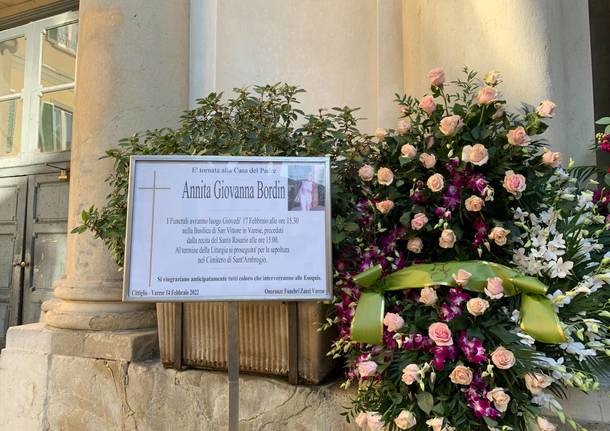 I funerali di Annita Giovanna Bordin