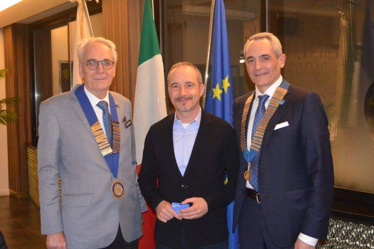 Il Governatore Edoardo Gerbelli in visita al Rotary Club "Castellanza"