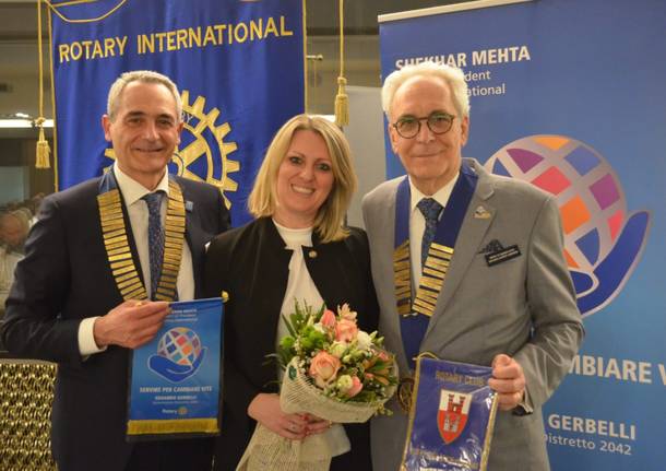 Il Governatore Edoardo Gerbelli in visita al Rotary Club "Castellanza"