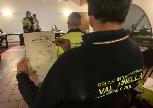 Il grazie di Barasso, Casciago, Comerio e Luvinate ai volontari della Protezione Civile Valtinella