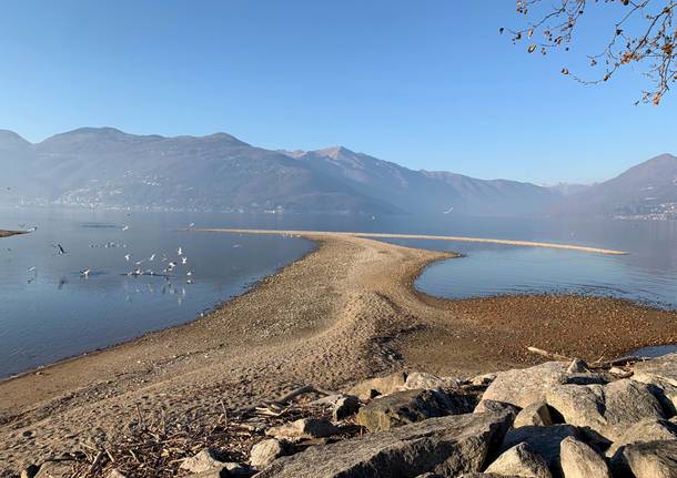 lago maggiore siccità luino