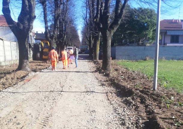 lavori viale delle rimembranze san giorgio