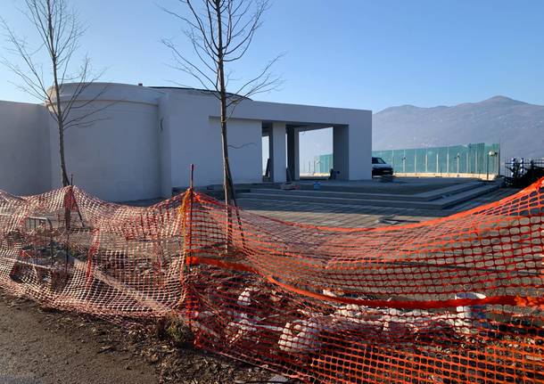 Avanzano i lavori per il nuovo Lido di Luino
