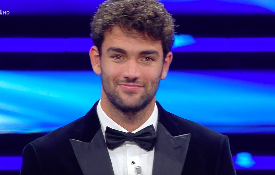 Matteo Berrettini incanta il festival di Sanremo 2022