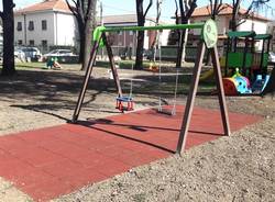 Nuovi giochi a Gerenzano al parco della scuola "G.P. Clerici" e al parco di via Casari/Firenze