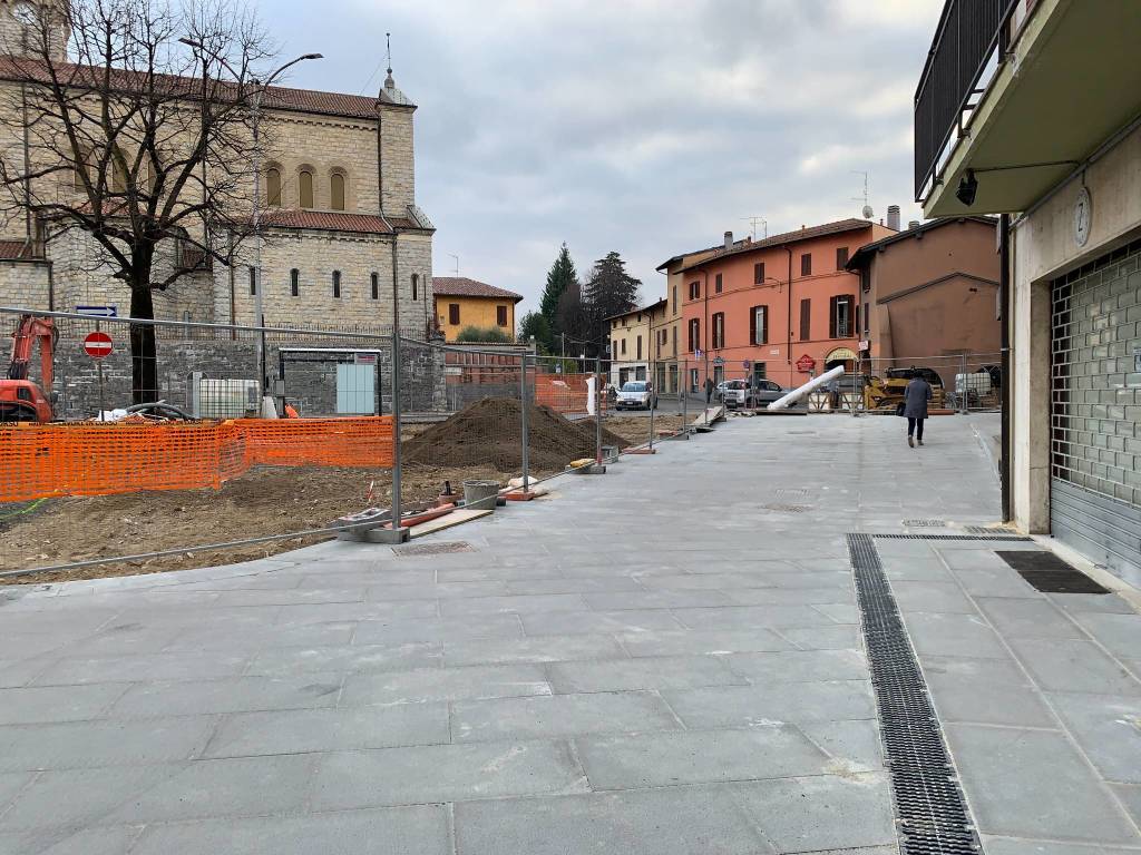 Piazza Biroldi completamente pedonale